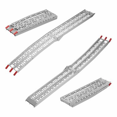 Rampa plegable de aluminio 220x28cm 340kg por pieza