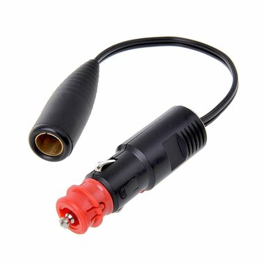 Cable adaptador de enchufe de encendedor de cigarrillos a toma DIN