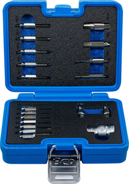 Juego de extractores de tornillos para hexagono interior 1,5 - 10 mm / perfil T (para Torx) T10 - T55 19 piezas
