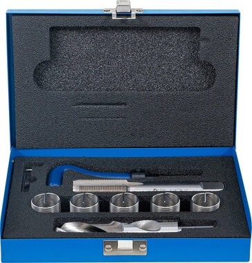 Juego de reparacion de roscas M22 x 1,5 9 piezas