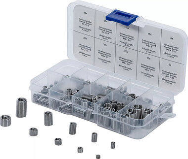 Juego de reparacion de roscas acero inoxidable 150 piezas