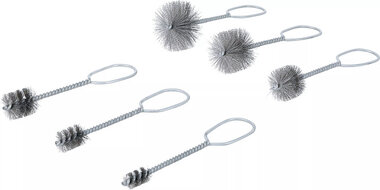 Juego de cepillos para limpieza de agujeros 6 piezas