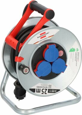 Enrollacables Garant S IP44 25m AT-N05V3V3-F 3G1,5 negro