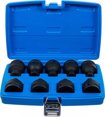 Juego de puntas de vaso de impacto entrada 20 mm (3/4) hexagono interior, dentado m ltiple interior (p