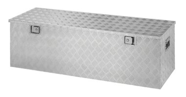 Caja de herramientas para remolque, aluminio, 1450 x 520 x alto 460 mm