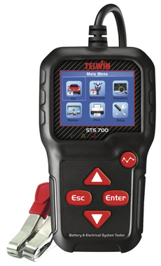 Comprobador de baterias profesional con pantalla LCD