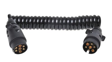 Cable espiral 3M con 2 conectores de 7 pines PVC