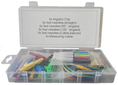 Surtido de cables y sondas de medicion 30 piezas