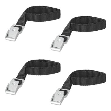 Correas de amarre con hebilla de metal de 18 mm a 40 cm (juego de 4)
