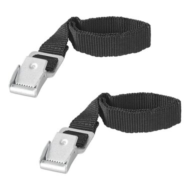 Correas de amarre con hebilla de metal de 18 mm a 30 cm (juego de 2)