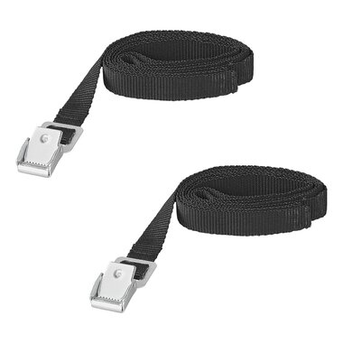 Correas de sujecion con hebilla metalica de 1 8 a 150 cm (juego de 2)