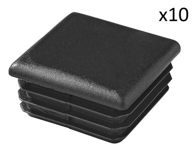 Tapa cuadrada de 50x50mm x10 piezas