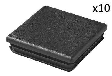 Tapa cuadrada de 60x60mm x10 unidades