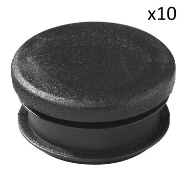 Tapa cuadrada de Ø30mm x10 unidades