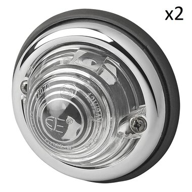 Lampara de posicion blanca 70mm PM x2 piezas