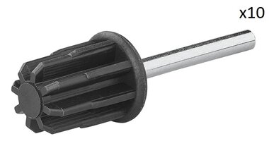 Tapa superior de 25 mm con pasador x10 stuks