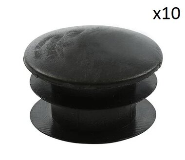 Tapa inferior de 25 mm x10 piezas