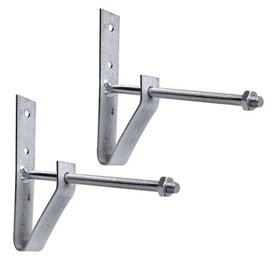 Juego de 2 soportes para neumaticos para montaje en pared