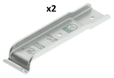 Contraparte para cerradura de tension x2 stuks