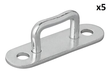 Ojo de vela rectangular 24mm x5 piezas