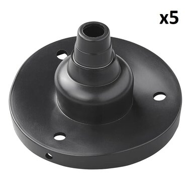 Goma de estanqueidad redonda para zocalo pasacables x5 piezas
