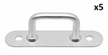 Ojal rectangular de 36 mm x5 piezas