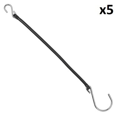 Cadena de seguridad de PVC x5 piezas