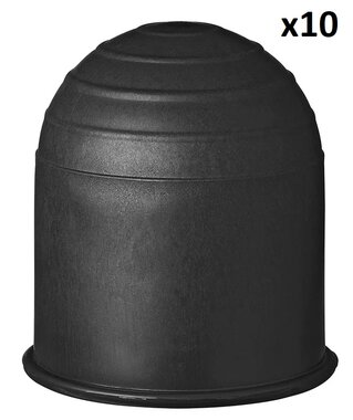 Tapa de barra de remolque negra x10 piezas