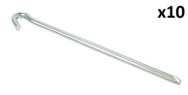 Clavija de roca de metal triangular de 23 cm x10 piezas