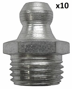 Engrasador conico 180° H1 M 6 x 1,0 SW 7 x10 piezas