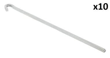 Clavija de roca cuadrada de metal de 30 cm x10 piezas