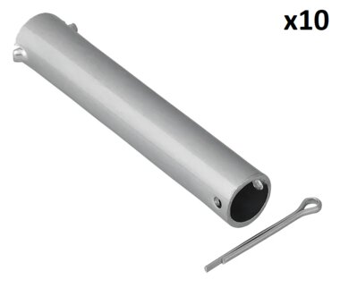 Eje para rueda de soporte 48 mm x10 unidades