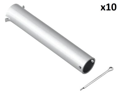 Eje para rueda de apoyo 48 mm x10 unidades