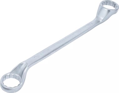 Llave de estrella doble, acodada 75° 46 x 50 mm
