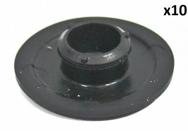 Tapon de relleno negro de plastico x10 piezas