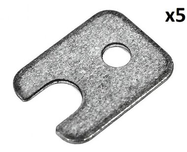 Placa de fijacion para muelle de compresion x5 piezas