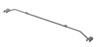 Arco metalico extensible 100-155 cm para lona de remolque