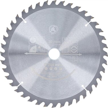Hoja de sierra circular con puntas de carburo Ø 254 x 30 x 3,2 mm 40 dientes