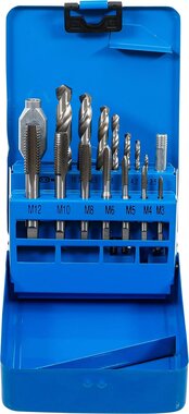 Juego de machos/brocas HSS M3 - M12 / 2,5 - 10,2 mm