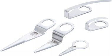 Juego de cuchillas para sacalunas neumatico para BGS 3218, 9291 5 piezas