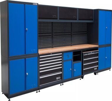 Sistema de unidad de pared Flex madera 5 modulos
