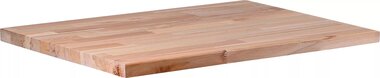 Encimera de madera maciza 650 x 550 x 30 mm