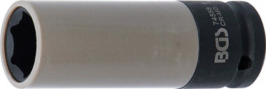 Vaso de impacto con protector de plastico entrada 12,5 mm (1/2) 18,5 mm