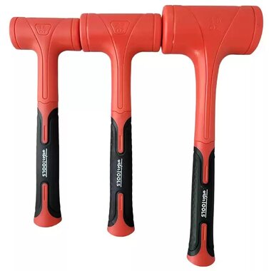 Juego de martillos anti-rebote de 3 piezas