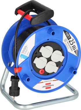 Carrete de cable 25 m H05VV-F 3G1,5