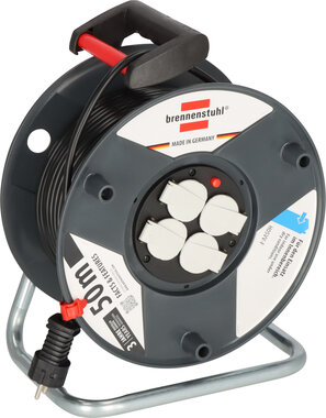 Carrete de cable 50 m H05VV-F 3G1,5