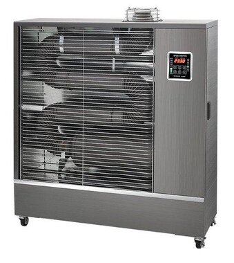 Calefactor diesel infrarrojo Pro 13 kW plateado 140–750 m³