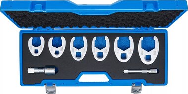 Juego de llaves de boca hexagonal abierta entrada (1/2), (3/4) 7 piezas