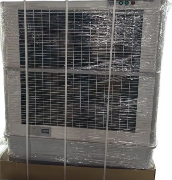 Ventilador enfriador de aire con agua industrial para exteriores 120 litros con ruedas