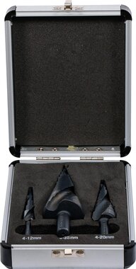 Juego de brocas escalonadas Ø 4 - 32 mm 3 piezas